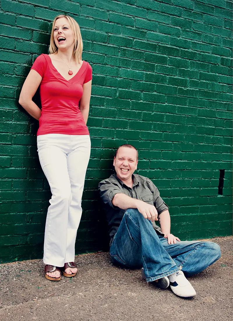Relaxed engagement session vibes at the Stratford racecourse